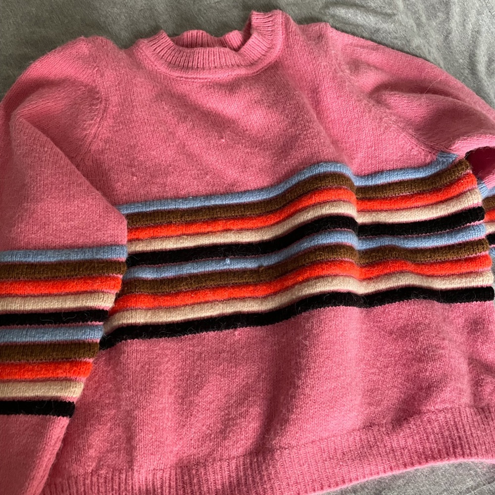 ASOS Ripple Stitch Stripe Sweater - Picture 7 of 7